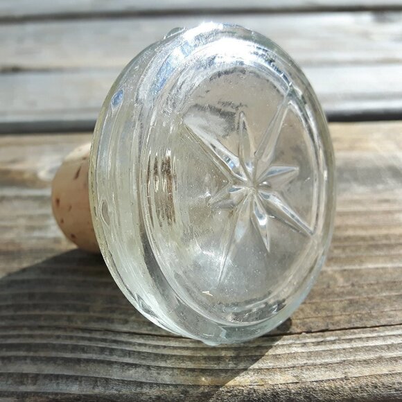 Vintage Wine Bottle Stopper Wine Cork MCM Starburs - Picture 1 of 3